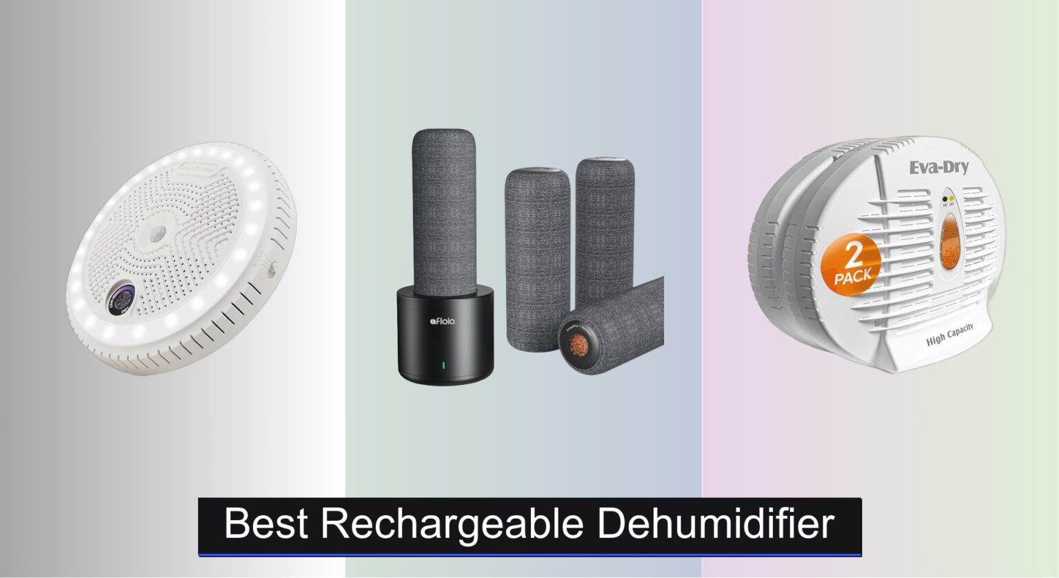 7 Best Rechargeable Dehumidifiers of 2026