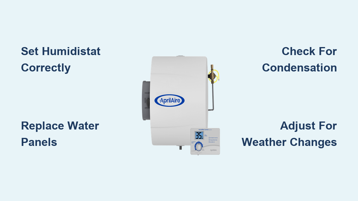 How to Use Aprilaire Humidifier: Quick Guide